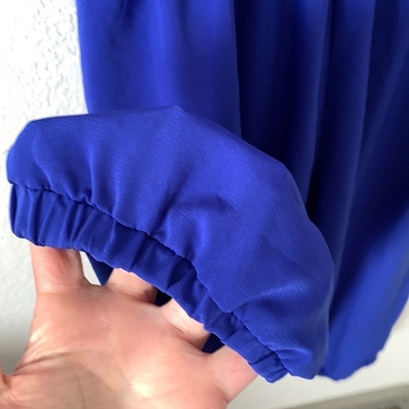 Guess Royal Blue Sleeveless Jumpsuit - Picture 6 of 12